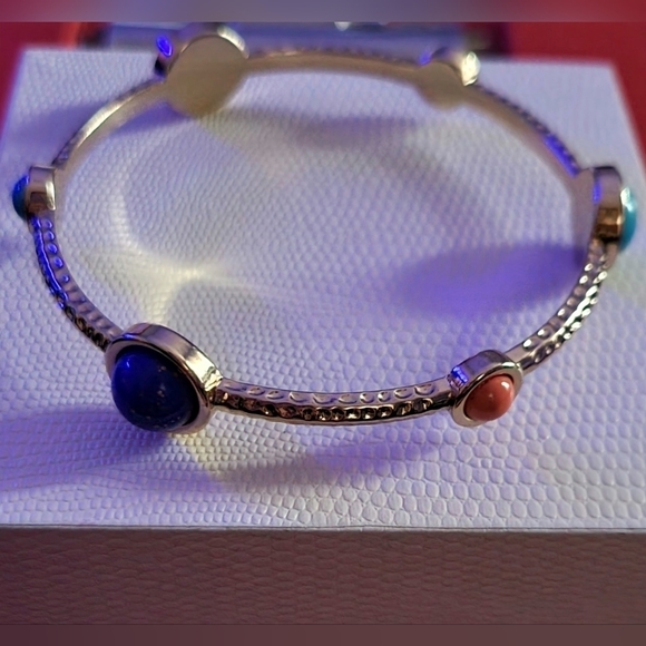 Woman's braclet with colored gems - Picture 4 of 5